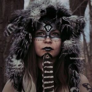 Bolli Bear Feather Fur Rave Hood